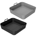Easily Washable Silicone Liner Designed Specifically for Cosori Air Fryers gray