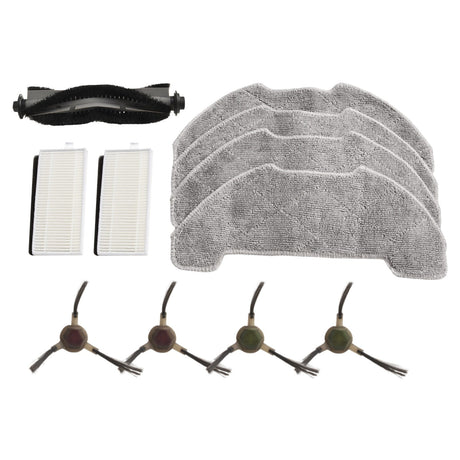 Essential Main Brush Filters Mop Cloth Kit for AIRROBO P30 Vacuum Cleaner A
