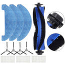 Complete Set of Replacement Accessories for Loorow AT800 3In1 Robot Vacuum Includes Brushes and Mop Pads for Effective Cleaning