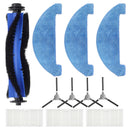 Complete Set of Replacement Accessories for Loorow AT800 3In1 Robot Vacuum Includes Brushes and Mop Pads for Effective Cleaning
