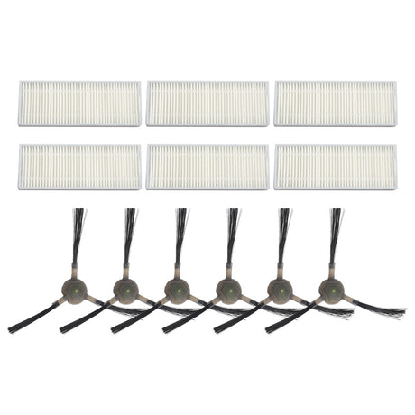 Upgrade Your Cleaning Experience with Replacement Filters and Side Brushes for EICOBOT R20 Robot Vacuum Cleaner