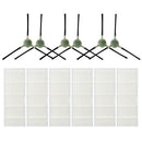 Upgrade Your Cleaning Experience with Replacement Filters and Side Brushes for EICOBOT R20 Robot Vacuum Cleaner