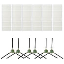 Upgrade Your Cleaning Experience with Replacement Filters and Side Brushes for EICOBOT R20 Robot Vacuum Cleaner