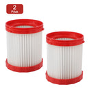 For BOSCH VF320H 18V HEPA Filter Washable 18V 2.6 Gallon Wet/Dry Vacuum Cleaner Replacement Part Filters