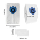 6pcs Dust Bag For Miele For Hoover C1 C2 C3 S227 S240 S400 S5 S8 Vacuum Cleaner Accessories Household Cleaning Supplies Tools Blue 6pcs