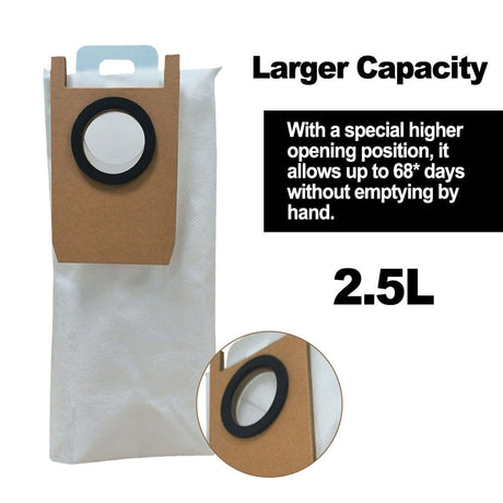 6/12pcs Filter Dust Bag Kit For Eufy S1 Pro Vacuum Cleaner Spare Parts Household Supplies Cleaning Tools Sweeper Accessories A