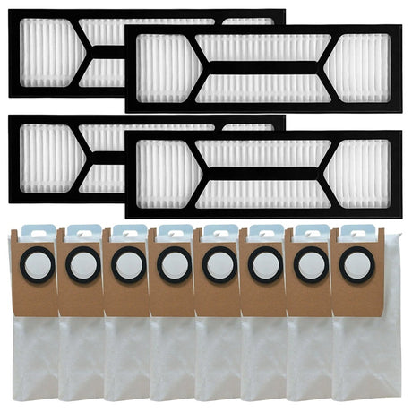 6/12pcs Filter Dust Bag Kit For Eufy S1 Pro Vacuum Cleaner Spare Parts Household Supplies Cleaning Tools Sweeper Accessories B