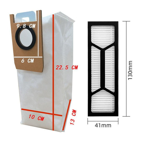6/12pcs Filter Dust Bag Kit For Eufy S1 Pro Vacuum Cleaner Spare Parts Household Supplies Cleaning Tools Sweeper Accessories B