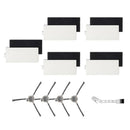 5pcs Filters With 4pcs Side Brush For Lefant M1/M2 Pro Robot Vacuum Cleaner Cleaning Brush Replacement Cleaning Tools Parts