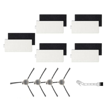 5pcs Filters With 4pcs Side Brush For Lefant M1/M2 Pro Robot Vacuum Cleaner Cleaning Brush Replacement Cleaning Tools Parts
