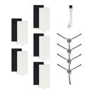5pcs Filters With 4pcs Side Brush For Lefant M1/M2 Pro Robot Vacuum Cleaner Cleaning Brush Replacement Cleaning Tools Parts
