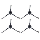 Pack of 4 High Efficiency Side Brushes Easy Installation Sweeper Parts Corner Cleaning Brushes for Robotic Vacuum