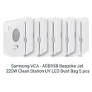 For SamSung For BESPOKE Jet VCA-ADB95B 220W Clean Station Dust Bag 5pcs Cleaning Robot Accessories Rotating Mop