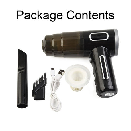 29000PA Vacuum Cleaner Mini Powerful Cordless Wet &Dry Cars Handheld Home Appliance Parts Household Supplies Black