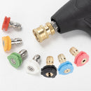 Car Washing Machine 1/4 Nozzle High Pressure Nozzle Fan-Shaped Quick Fittings 2.0 mm