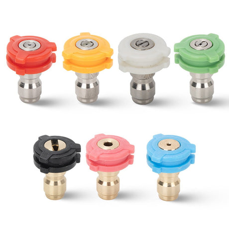 Car Washing Machine 1/4 Nozzle High Pressure Nozzle Fan-Shaped Quick Fittings 2.0 mm