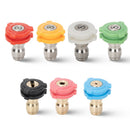 Car Washing Machine 1/4 Nozzle High Pressure Nozzle Fan-Shaped Quick Fittings 2.0 mm