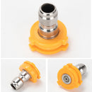 Car Washing Machine 1/4 Nozzle High Pressure Nozzle Fan-Shaped Quick Fittings 2.0 mm