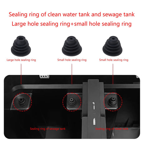 Reusable Water Tanks Sealing Rings for X1 X1 Sweeper Part Cleaing Attachment
