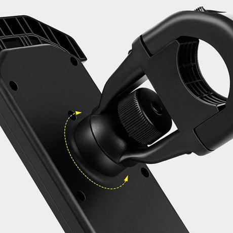 Adjustable Motorcycle Phone Holder With Silicone Protection For Secure Locking Purple