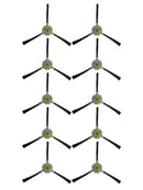 10Pcs Vacuum Cleaner Side Brush Replacement For Lefant M310 M310G Robot Vacuum Cleaner Parts Sweeper Accessories As Shown