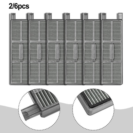 2/6 Pcs Robot Vacuum Cleaner Spare Part Filter For Mova G30/G30 Ultra/G30 Pro/G20 Master Replacement Robot Sweeper Spare Part 6 PACK