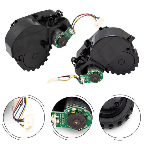 For Bluebot Xtreme Bpk-Vcbb1Xte Main Wheel Self-Emptying For Hardwood Floor Replacement Wheel Parts Robot Sweeper Parts Drive LEFT+RIGHT
