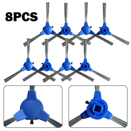 8Pcs Side Brushes For Ionvac Smartclean 2000 Robovac Vacuum Cleaner Household Vacuum Cleaner Brush Replace Attachment As Shown