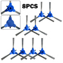 8Pcs Side Brushes For Ionvac Smartclean 2000 Robovac Vacuum Cleaner Household Vacuum Cleaner Brush Replace Attachment As Shown