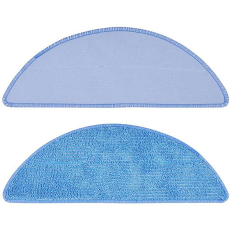 5Pcs Mop Cloth Mopping Cloths For Tesvor M1 S6 S4 Vacuum Cleaner Washable Replacement Mops Pad Sweeping Parts Sweeper Cleaning As Shown