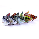 Wohany 6 Segment Swimbait Lures Crank baits Baits Hard Bait Fishing Lures