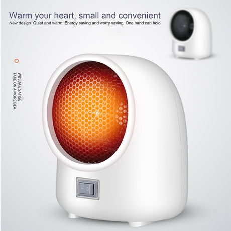 Space heater,Portable Quiet Desk Heater,Energy-Saving Bathroom Heater,Tipping and Overheating Protection,Fast Heating Small Space Warmer ABS PPS Energy Saving Indoor Decor for Desk White