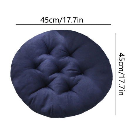 Outdoor Seat Cushion, Round Rattan Cushion, Hanging Basket Chair Cushion for Swing Chair Hammock Wicker Chair Rocking Chair,Vuyungers Seat Cushions Floor Pillow Blue