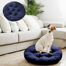 Outdoor Seat Cushion, Round Rattan Cushion, Hanging Basket Chair Cushion for Swing Chair Hammock Wicker Chair Rocking Chair,Vuyungers Seat Cushions Floor Pillow Blue