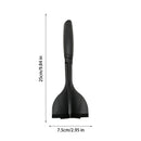 Manual Hamburger Meat Chopper Stirrer - Long Handle Chopper for Mixing Cutting, Egg Salad, Mashed Potato Red, Heat Resistant Meat Masher for Ground Beef, Hamburger Meat, Kitchen Tool black