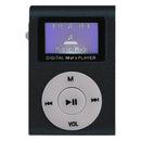 Portable MP3 Player with Clip - Mini USB LCD Screen MP3 Player, Support MP1, MP2, MP3 Music Formats, Built-in Rechargeable Battery,Includes Headphones, for Sports and Outdoor Activities Black