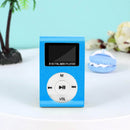 Portable MP3 Player with Clip - Mini USB LCD Screen MP3 Player, Support MP1, MP2, MP3 Music Formats, Built-in Rechargeable Battery,Includes Headphones, for Sports and Outdoor Activities Blue