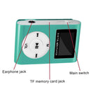 Portable MP3 Player with Clip - Mini USB LCD Screen MP3 Player, Support MP1, MP2, MP3 Music Formats, Built-in Rechargeable Battery,Includes Headphones, for Sports and Outdoor Activities Green