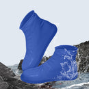 Waterproof Shoe Covers Upgraded,Rain Shoe Covers Reusable Silicone Non Slip Shoe Covers for Outdoor,Rain Shoe Covers for Women and Men, Thickened Wear Rainproof And Waterproof Shoe Cover white, yellow, blue, , and red