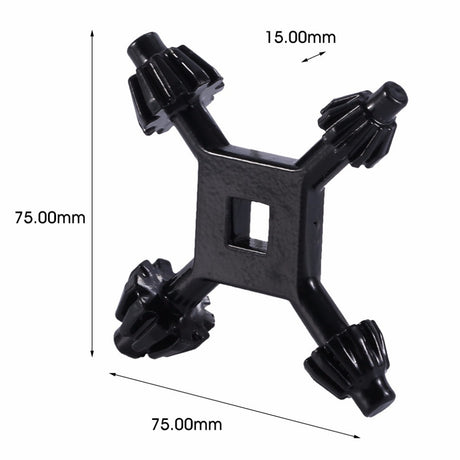 4 in 1 Drill Chuck Key Wrench, 1/4