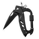 Portable 2-in-1 Multifunctional Folding Pocket Knife,All-in-One Outdoor Portable Multifunctional Red Folding Pocket Tool Multiple Functions Tool with Bottle Opener, Window Breaker Screwdriver,Red Black