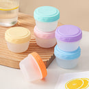 6Pcs 2Oz Small Containers With Lids,Reusable Plastic Storage Jars For Snack And Puree, Salad Dressing Container To Go, Storage Containers, Freezer Food Containers, Dishwasher Safe,Bpa Free,6PCS 18PCS