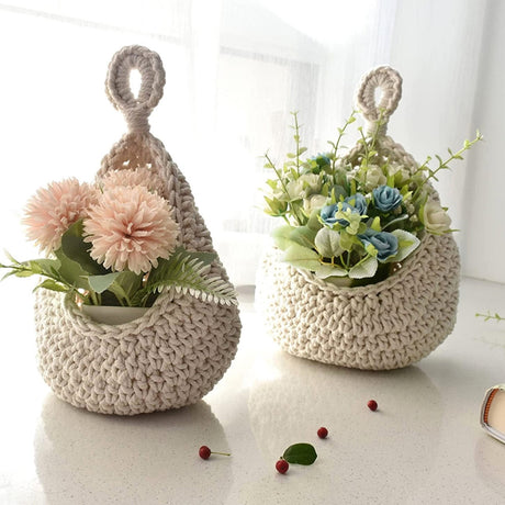 Woven Breads Baskets, Oval Small Fruit Baskets, Stackable Plastic Wicker Baskets for Serving Vegetables, Kitchen, Restaurant, Outdoor, Imitation Rattan, 1 Pcs, 7.48x5.11x2.75 11.02
