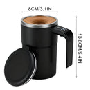 Self-Stirring Magnetic Coffee Mug with Temperature Display,Automatic Mixing for Coffee Tea and Shakes,Food Grade 304 Stainless Steel Liner,Smart LCD Screen for Real-Time Heat Monitoring B