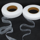 White No Sew Hemming Tape Double Sided,No Sewing Hemming Tape,Fabric Adhesive Tape,Fabric Tape For Hemming,No Sew Hemming Tapes For Pants Curtains Dresses Clothes Fabric Crafting Projects 1.5 cm White
