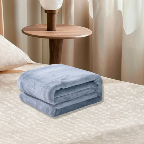Fleece Throw Blanket for Couch,Super Soft Fuzzy Flannel Throw for Sofa, Luxury Plush Microfiber Bed Blanket, Cozy Home Decorative Velvet Gift Blanket,Fuzzy and Anti-Static(Grey 70x100cm) 180x200CM