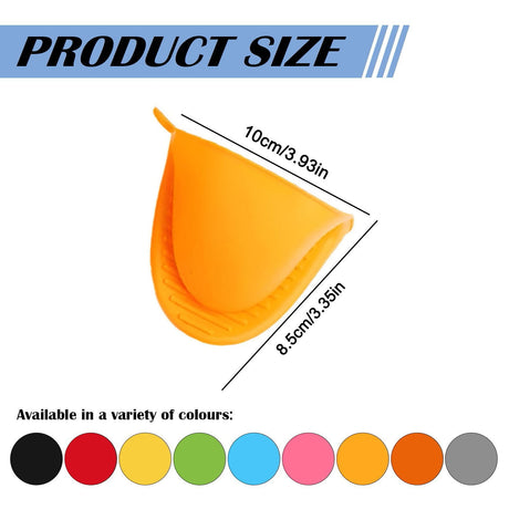 Oven Mitts Heat Resistant, Mini Oven Mitts, Mini Silicone Oven Gloves,Pinch Grips Mitts Potholder for Kitchen Cooking & Baking, 1 Pcs, 3.93x3.35 7.16