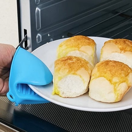 Oven Mitts Heat Resistant, Mini Oven Mitts, Mini Silicone Oven Gloves,Pinch Grips Mitts Potholder for Kitchen Cooking & Baking, 1 Pcs, 3.93x3.35 7.16
