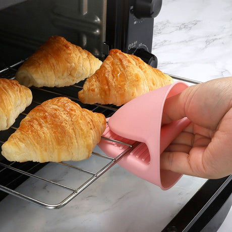 Oven Mitts Heat Resistant, Mini Oven Mitts, Mini Silicone Oven Gloves,Pinch Grips Mitts Potholder for Kitchen Cooking & Baking, 1 Pcs, 3.93x3.35 7.16