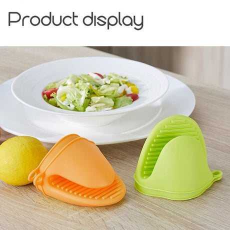 Oven Mitts Heat Resistant, Mini Oven Mitts, Mini Silicone Oven Gloves,Pinch Grips Mitts Potholder for Kitchen Cooking & Baking, 1 Pcs, 3.93x3.35 7.16